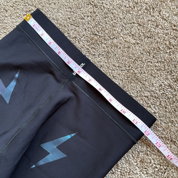 Ultracor Lightning Bolt Appliquéd Stretch Leggings Black - Picture 8 of 10